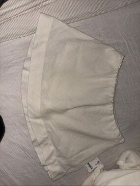 Free People Cream Mini Skirt